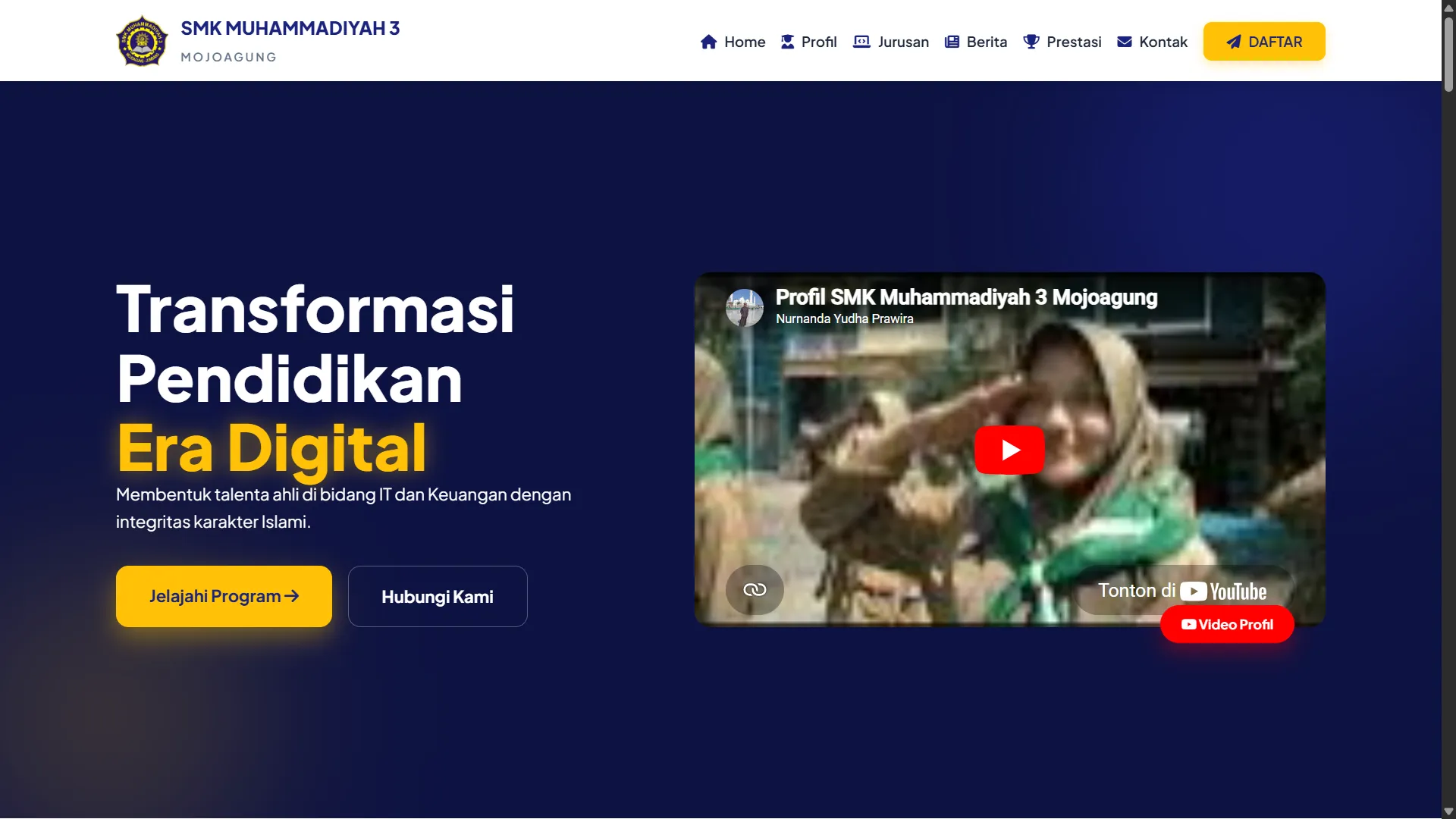 School Website SMK MUH 3